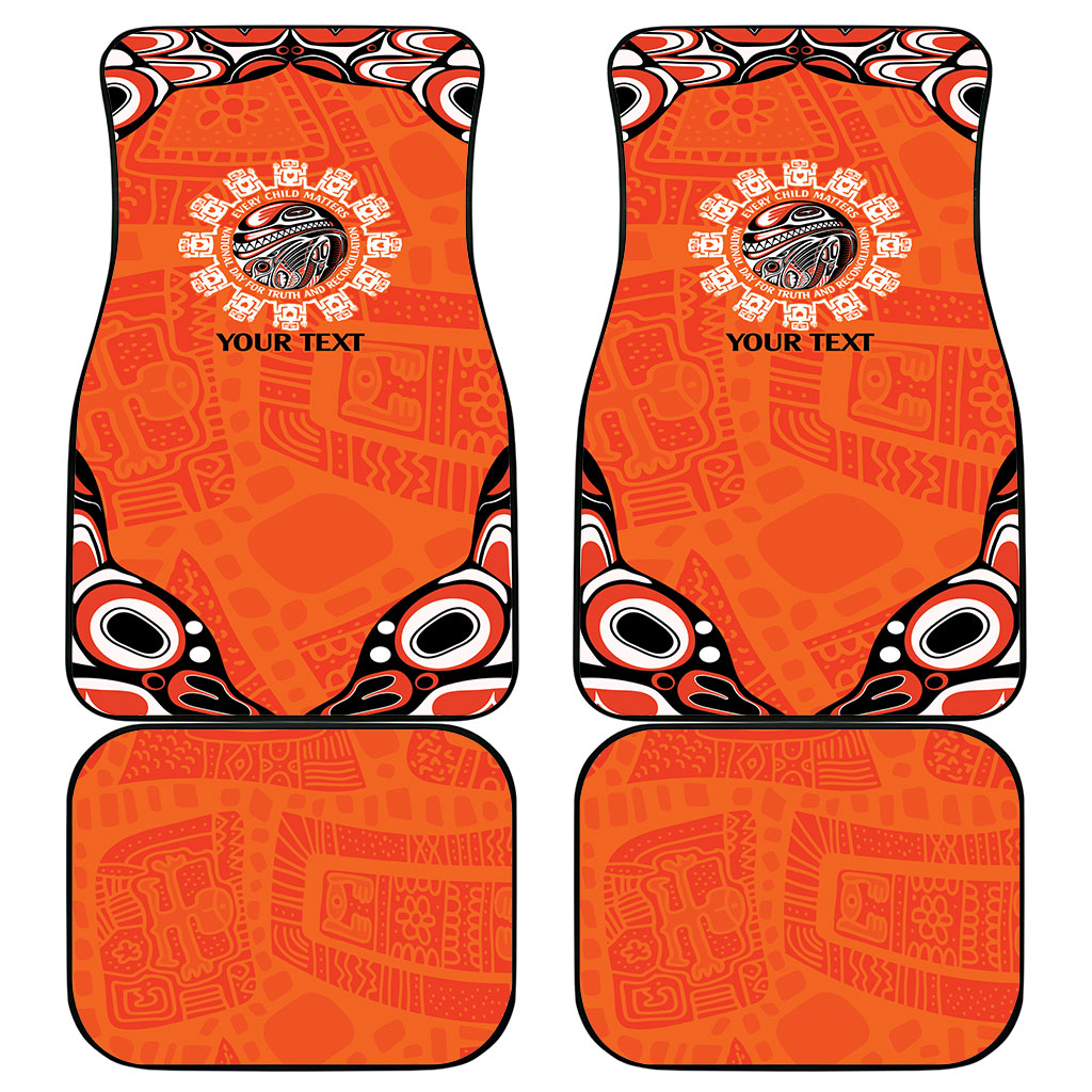 All Children Matters Support Personalized Car Mats Kindness and Equality Indigenous Orange Day