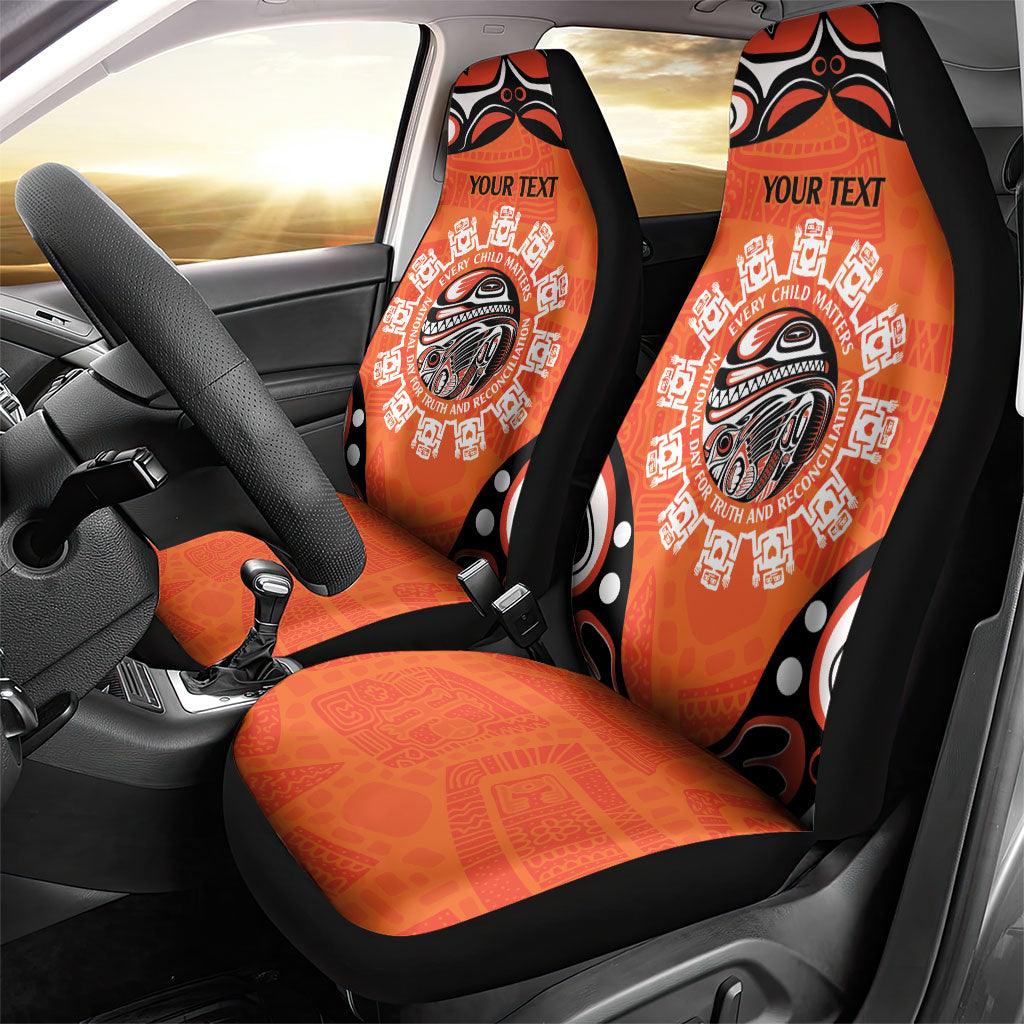 All Children Matters Support Personalized Car Seat Cover Kindness and Equality Indigenous Orange Day