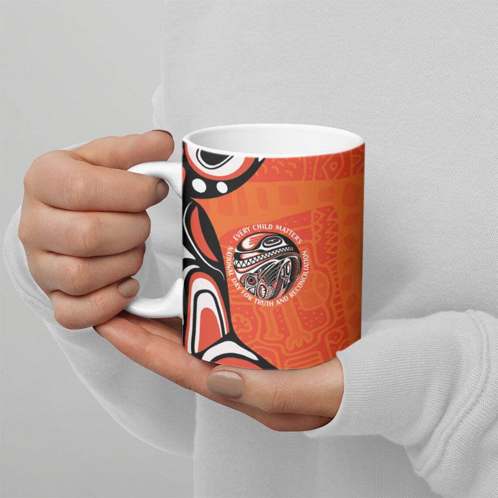 All Children Matters Support Personalized Ceramic Mug Kindness and Equality Indigenous Orange Day