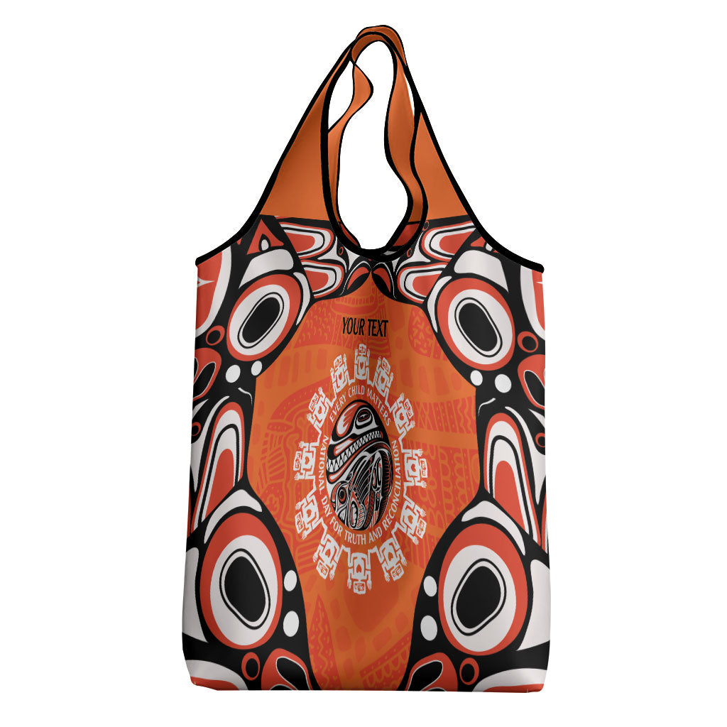 All Children Matters Support Personalized Grocery Bag Kindness and Equality Indigenous Orange Day