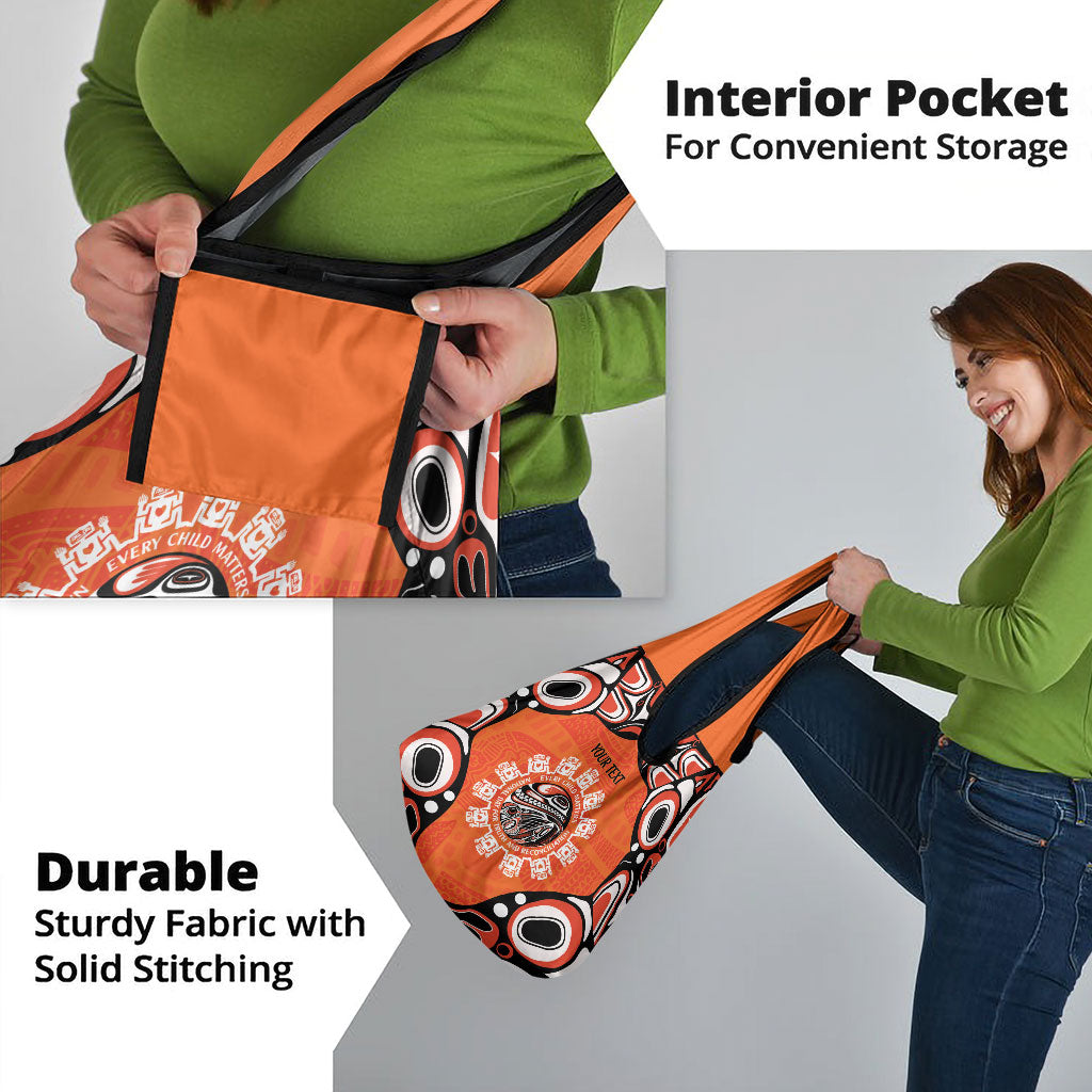 All Children Matters Support Personalized Grocery Bag Kindness and Equality Indigenous Orange Day