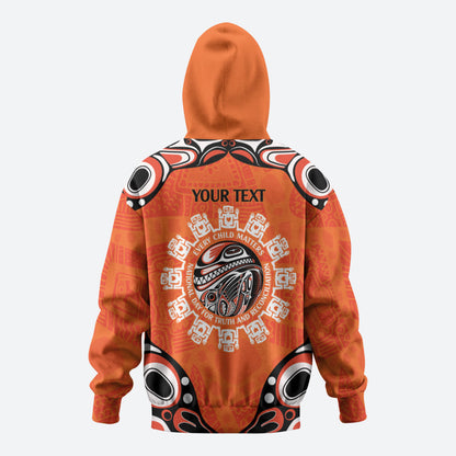 All Children Matters Support Personalized Hoodie Kindness and Equality Indigenous Orange Day