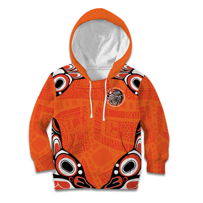 All Children Matters Support Personalized Kid Hoodie Kindness and Equality Indigenous Orange Day