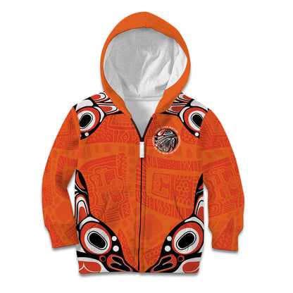 All Children Matters Support Personalized Kid Hoodie Kindness and Equality Indigenous Orange Day