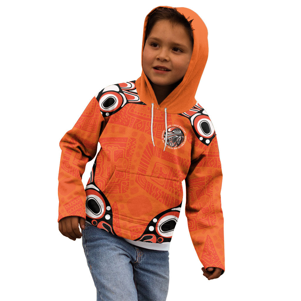 All Children Matters Support Personalized Kid Hoodie Kindness and Equality Indigenous Orange Day