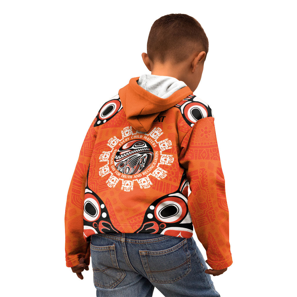 All Children Matters Support Personalized Kid Hoodie Kindness and Equality Indigenous Orange Day