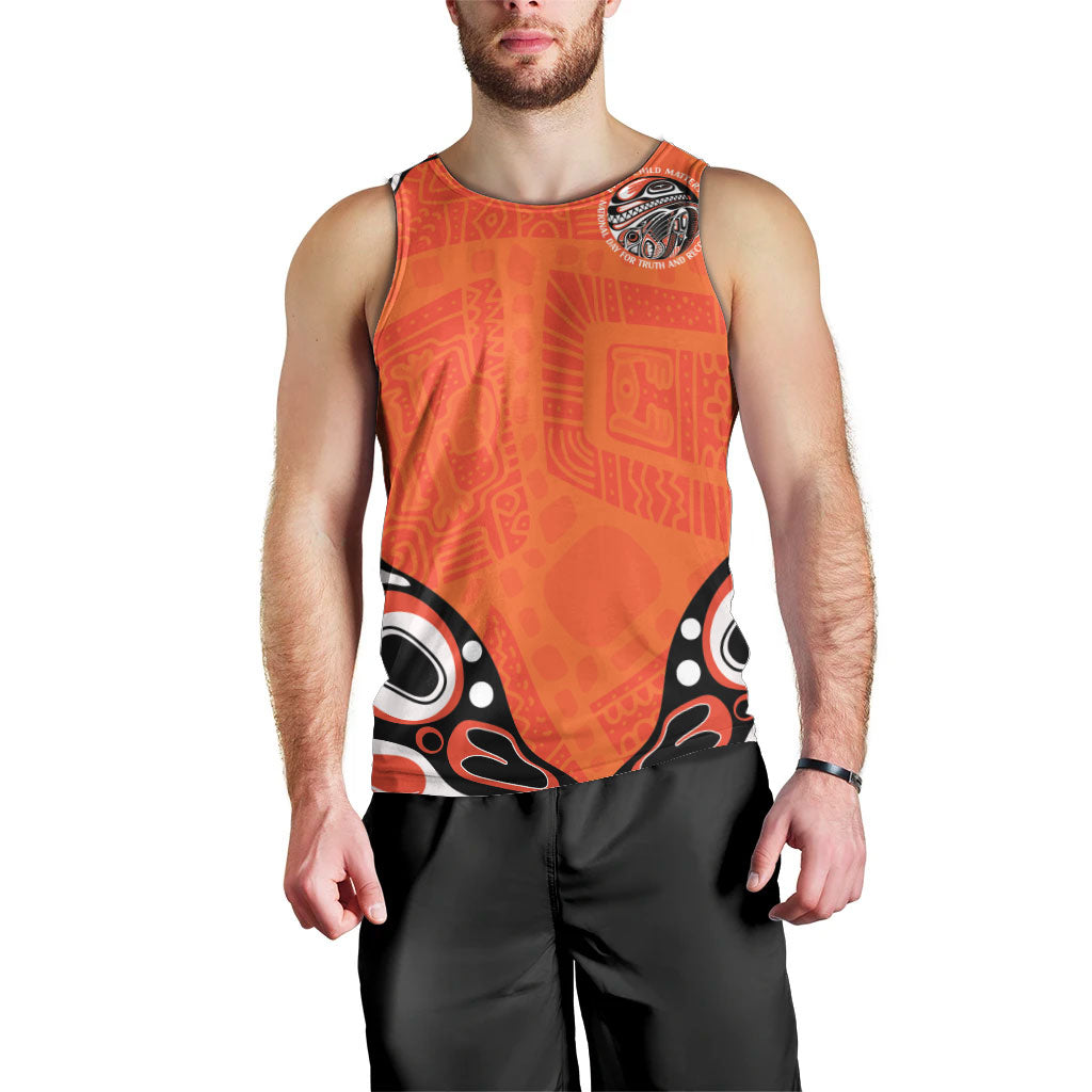 All Children Matters Support Personalized Men Tank Top Kindness and Equality Indigenous Orange Day