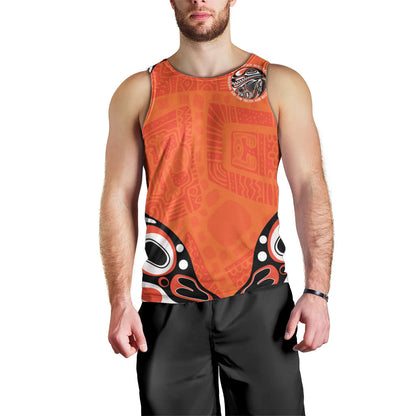 All Children Matters Support Personalized Men Tank Top Kindness and Equality Indigenous Orange Day
