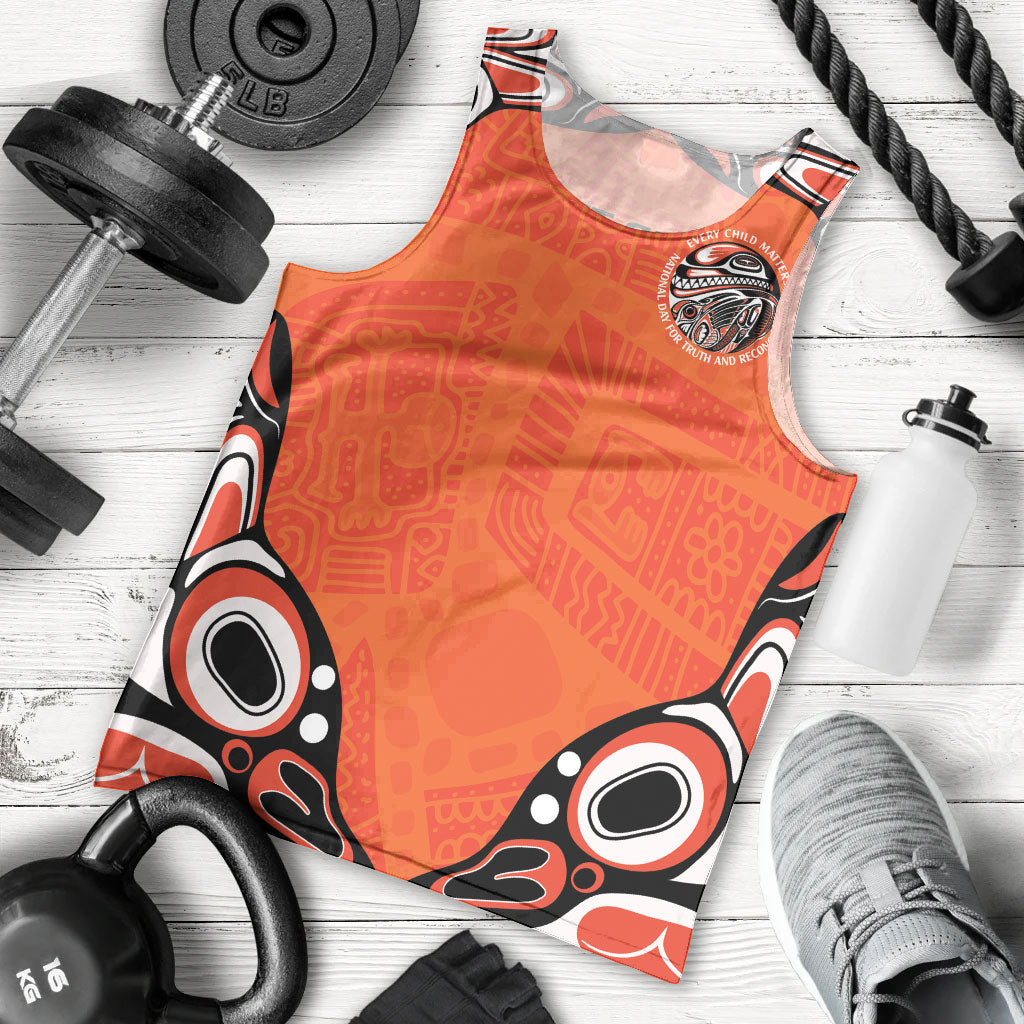 All Children Matters Support Personalized Men Tank Top Kindness and Equality Indigenous Orange Day