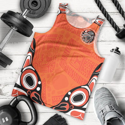 All Children Matters Support Personalized Men Tank Top Kindness and Equality Indigenous Orange Day