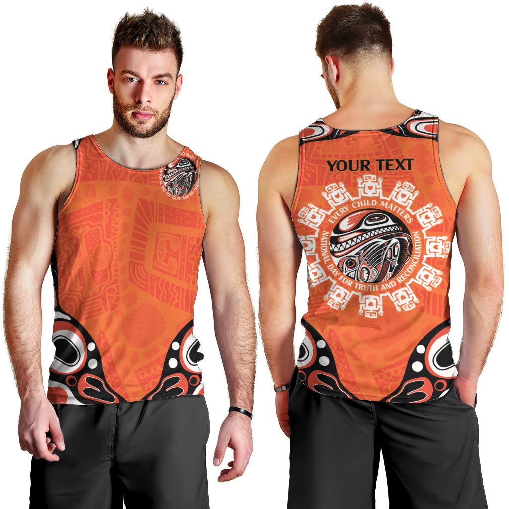 All Children Matters Support Personalized Men Tank Top Kindness and Equality Indigenous Orange Day