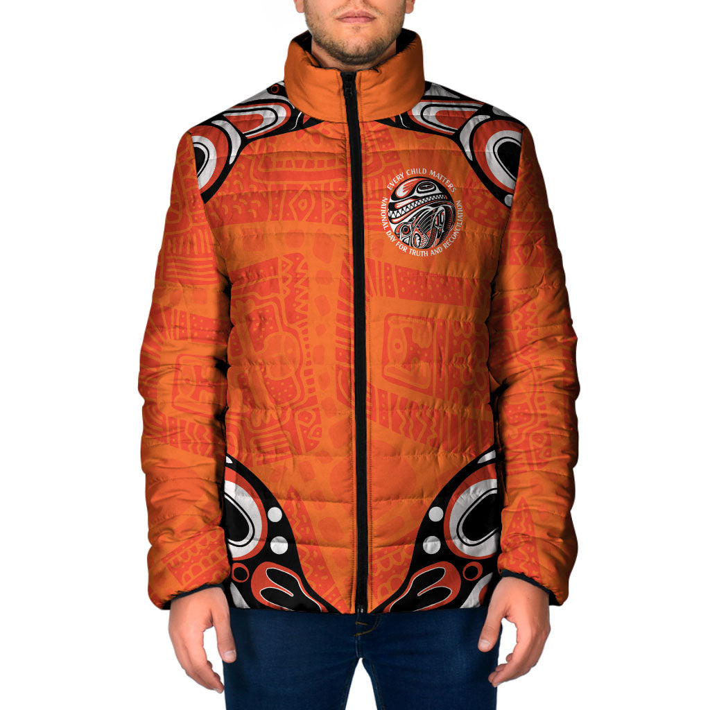 All Children Matters Support Personalized Padded Jacket Kindness and Equality Indigenous Orange Day