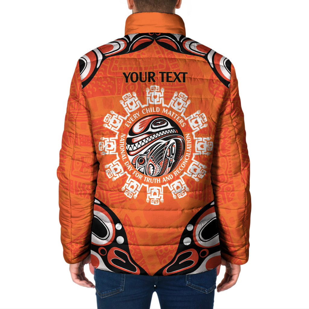 All Children Matters Support Personalized Padded Jacket Kindness and Equality Indigenous Orange Day
