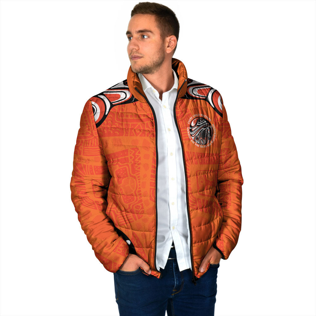 All Children Matters Support Personalized Padded Jacket Kindness and Equality Indigenous Orange Day