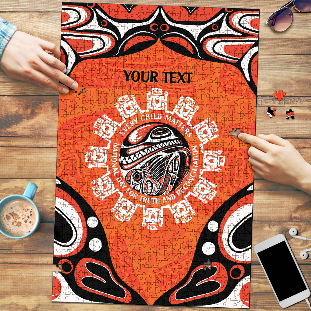 All Children Matters Support Personalized Puzzle Kindness and Equality Indigenous Orange Day