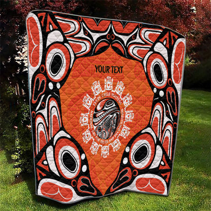 All Children Matters Support Personalized Quilt Kindness and Equality Indigenous Orange Day