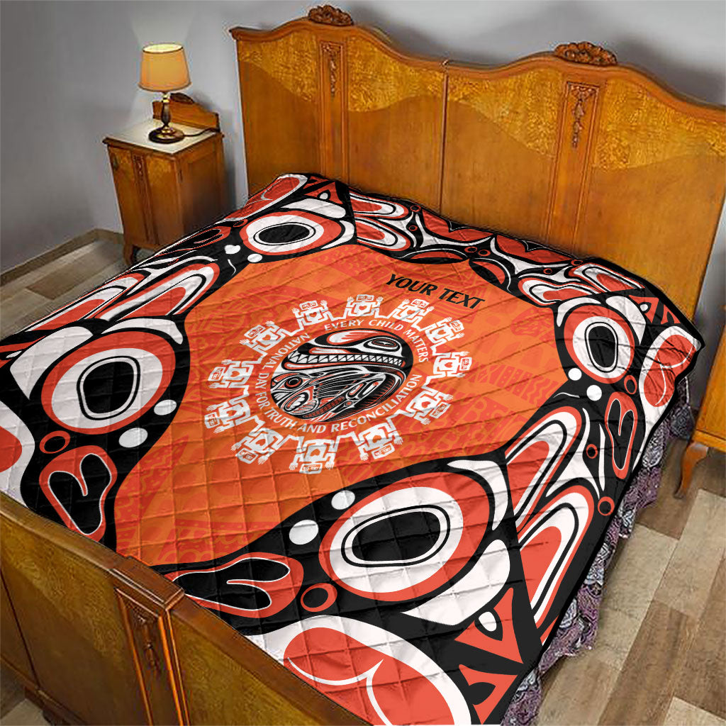 All Children Matters Support Personalized Quilt Kindness and Equality Indigenous Orange Day