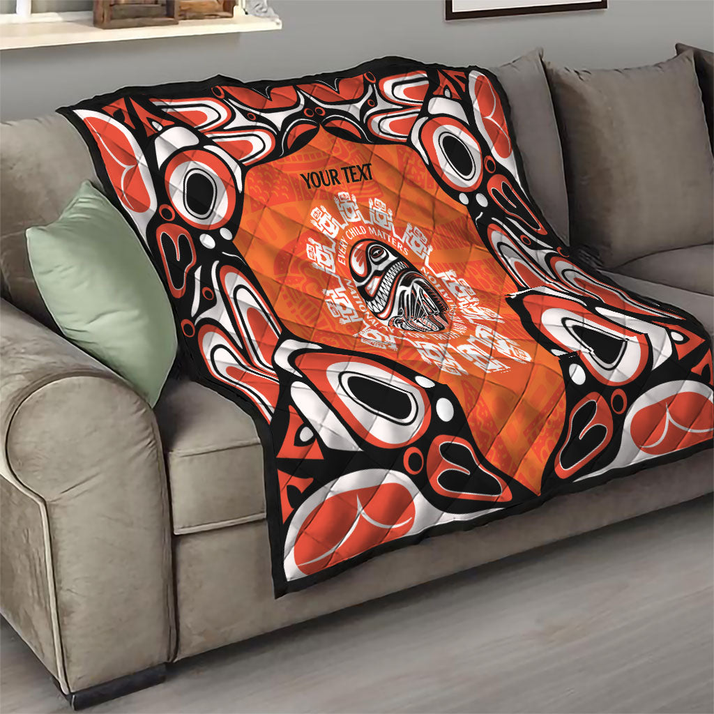 All Children Matters Support Personalized Quilt Kindness and Equality Indigenous Orange Day