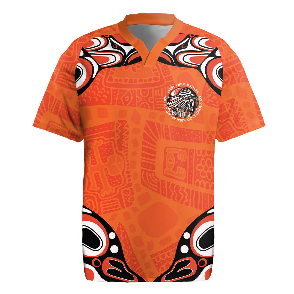 All Children Matters Support Personalized Rugby Jersey Kindness and Equality Indigenous Orange Day