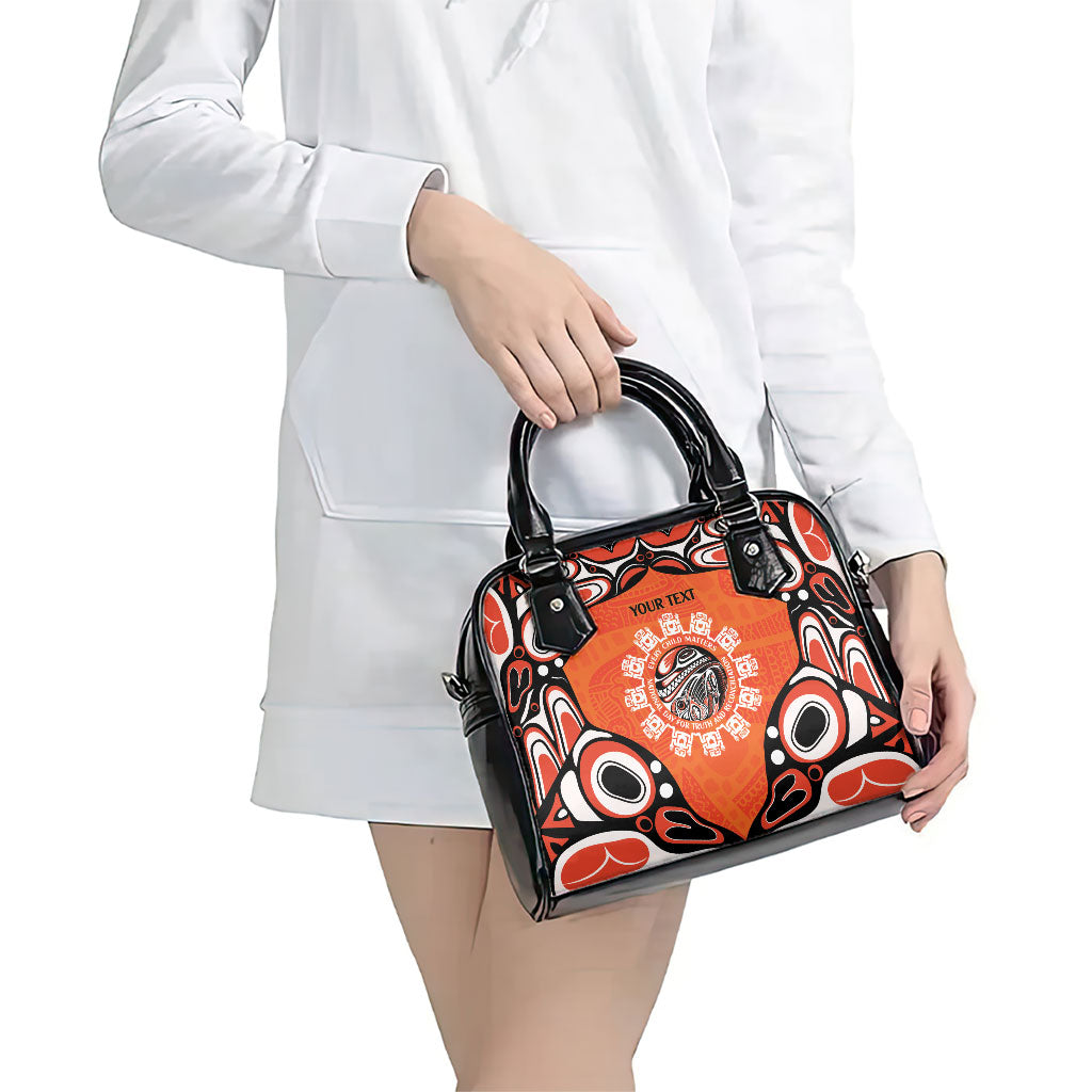 All Children Matters Support Personalized Shoulder Handbag Kindness and Equality Indigenous Orange Day