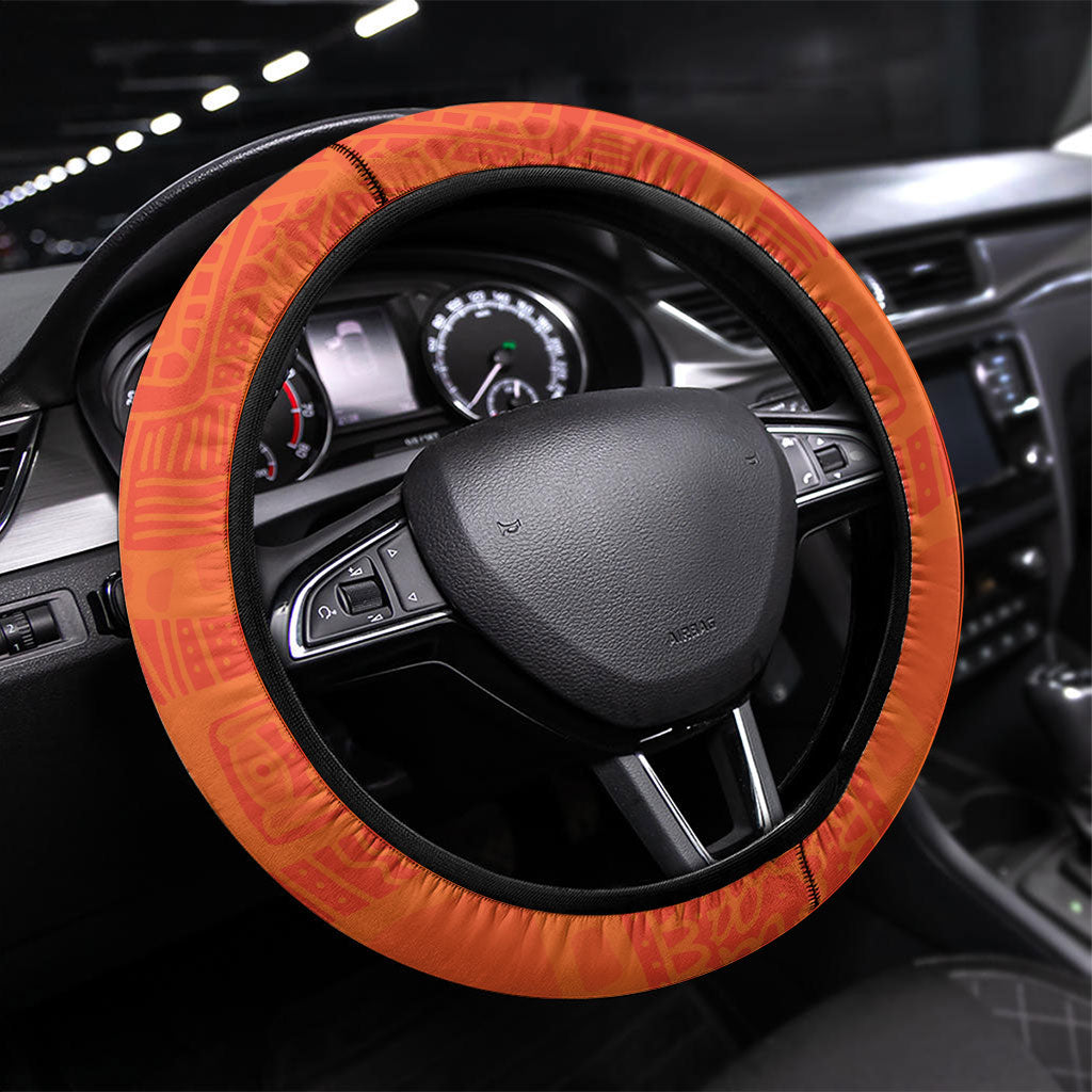 All Children Matters Support Steering Wheel Cover Kindness and Equality Indigenous Orange Day
