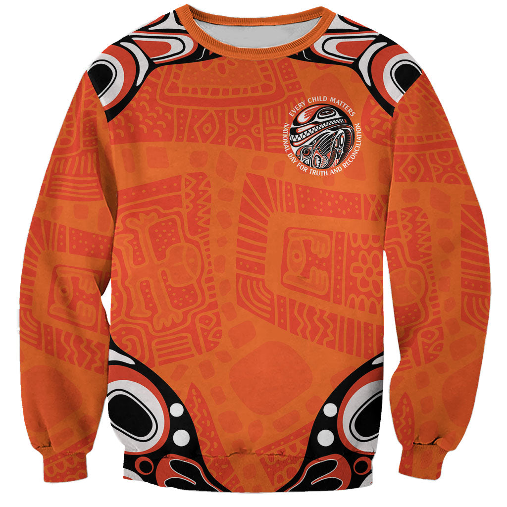 All Children Matters Support Personalized Sweatshirt Kindness and Equality Indigenous Orange Day