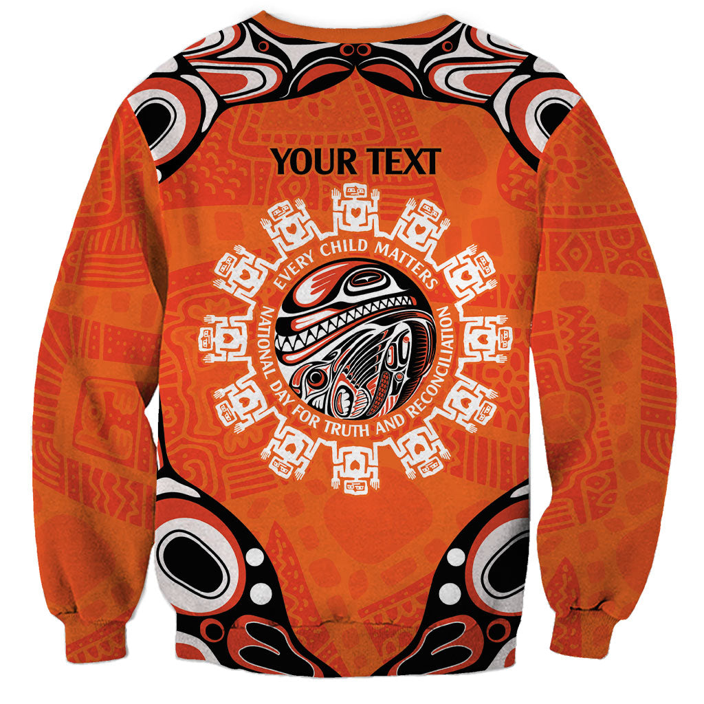 All Children Matters Support Personalized Sweatshirt Kindness and Equality Indigenous Orange Day