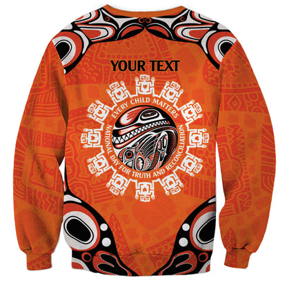 All Children Matters Support Personalized Sweatshirt Kindness and Equality Indigenous Orange Day