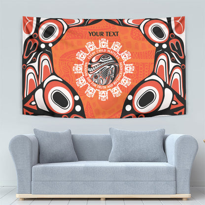All Children Matters Support Personalized Tapestry Kindness and Equality Indigenous Orange Day