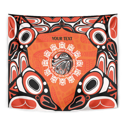 All Children Matters Support Personalized Tapestry Kindness and Equality Indigenous Orange Day
