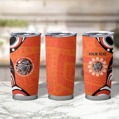 All Children Matters Support Personalized Tumbler Cup Kindness and Equality Indigenous Orange Day