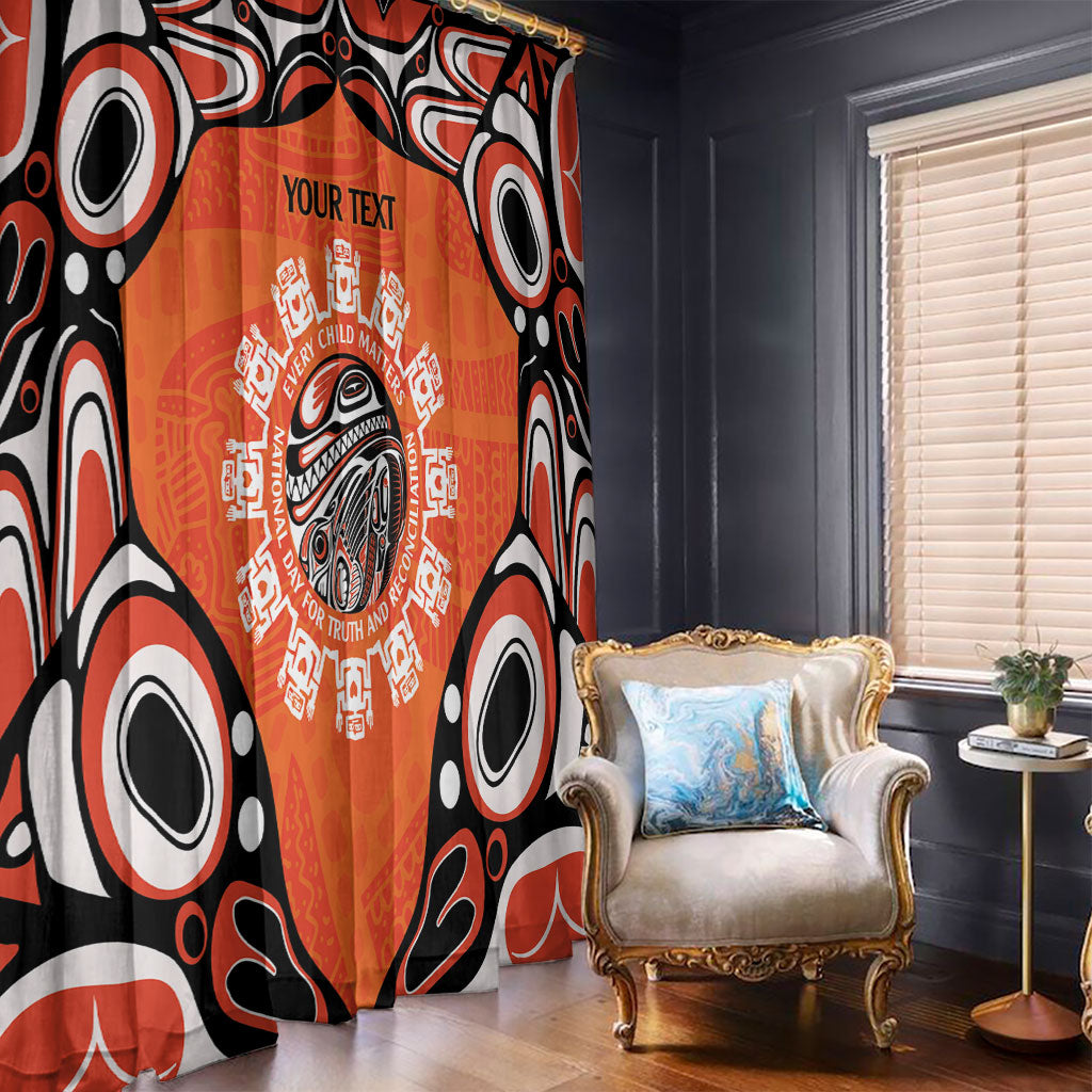 All Children Matters Support Personalized Window Curtain Kindness and Equality Indigenous Orange Day