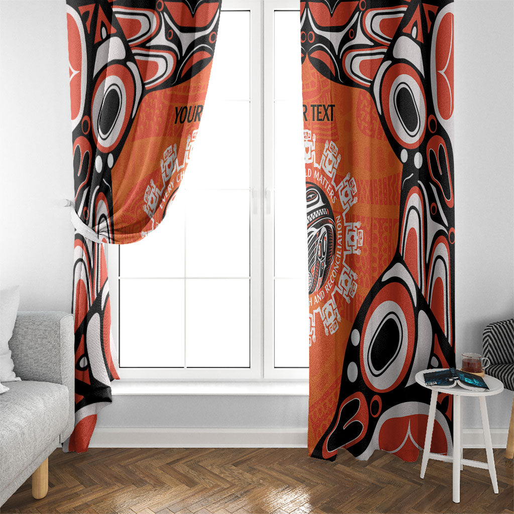 All Children Matters Support Personalized Window Curtain Kindness and Equality Indigenous Orange Day