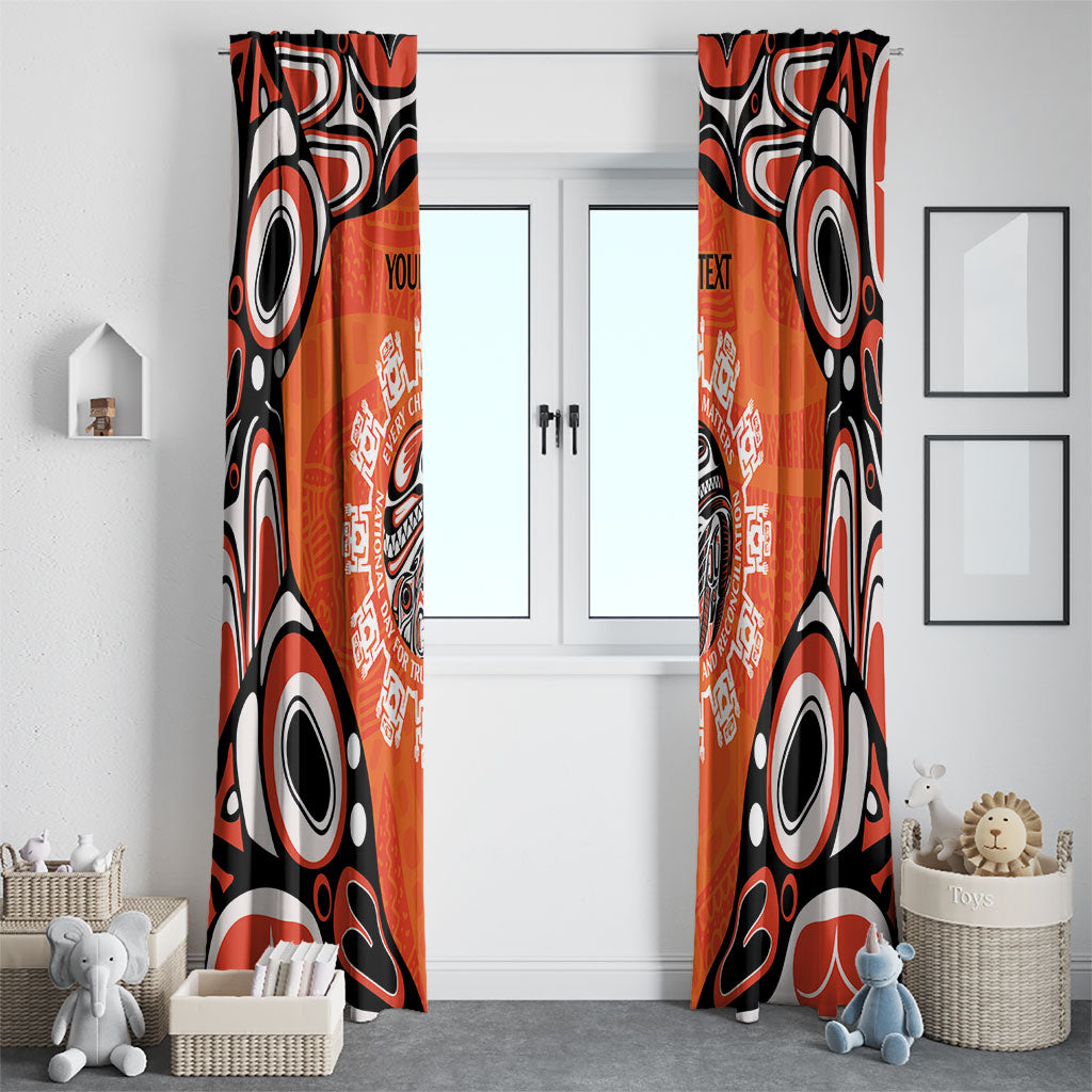 All Children Matters Support Personalized Window Curtain Kindness and Equality Indigenous Orange Day