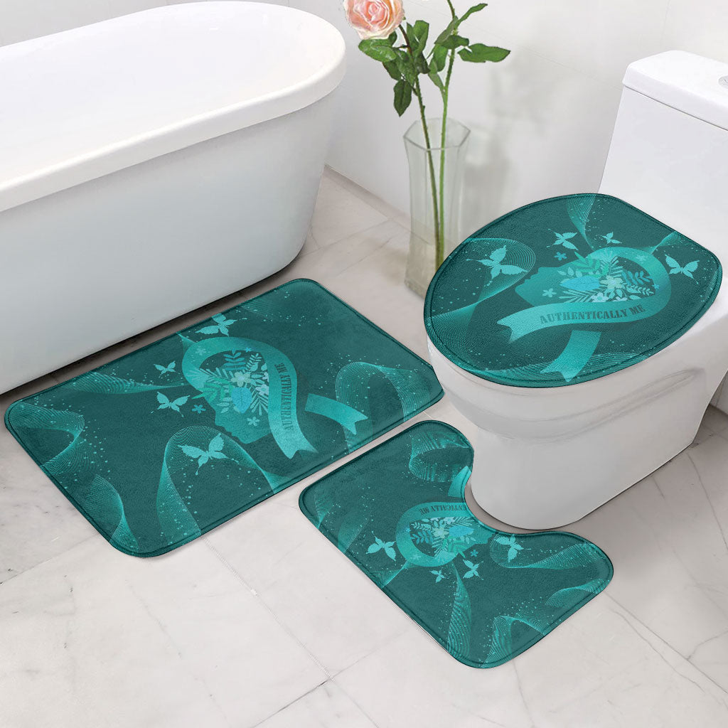 Australia Tourette Syndrome Support Acceptance Bathroom Set Butterfly Ribbon Art