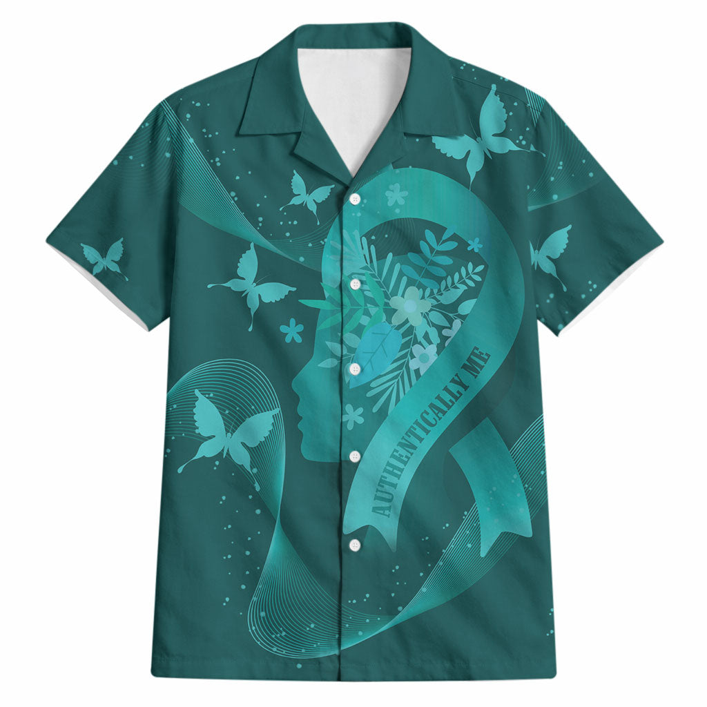 Australia Tourette Syndrome Support Acceptance Personalised Hawaiian Shirt Butterfly Ribbon Art