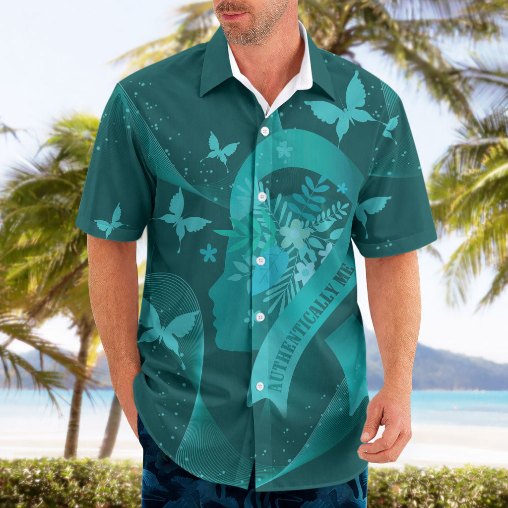 Australia Tourette Syndrome Support Acceptance Personalised Hawaiian Shirt Butterfly Ribbon Art