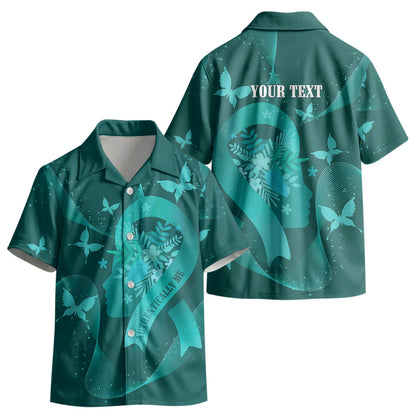 Australia Tourette Syndrome Support Acceptance Personalised Kid Hawaiian Shirt Butterfly Ribbon Art