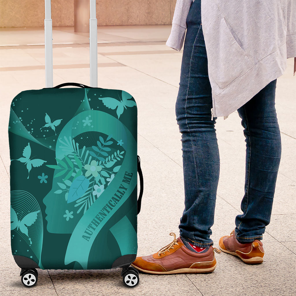 Australia Tourette Syndrome Support Acceptance Luggage Cover Butterfly Ribbon Art