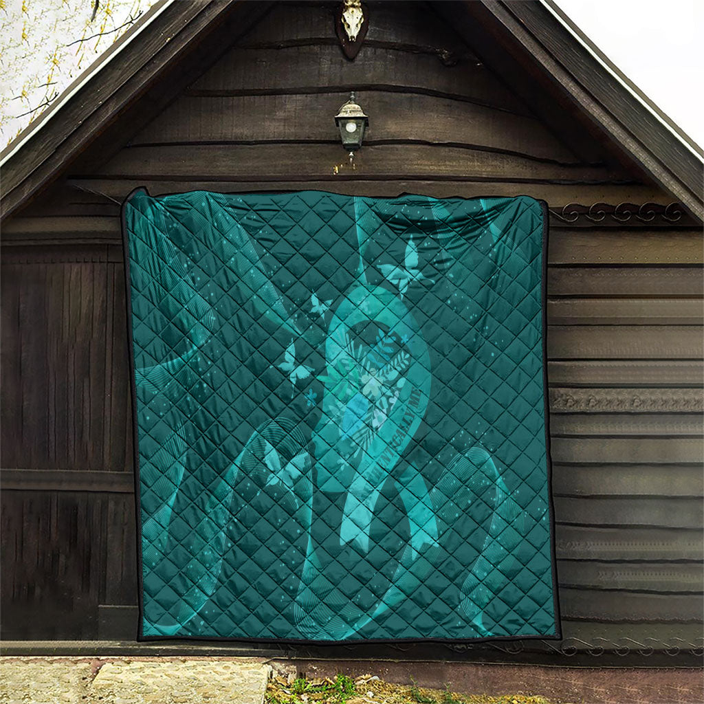Australia Tourette Syndrome Support Acceptance Quilt Butterfly Ribbon Art
