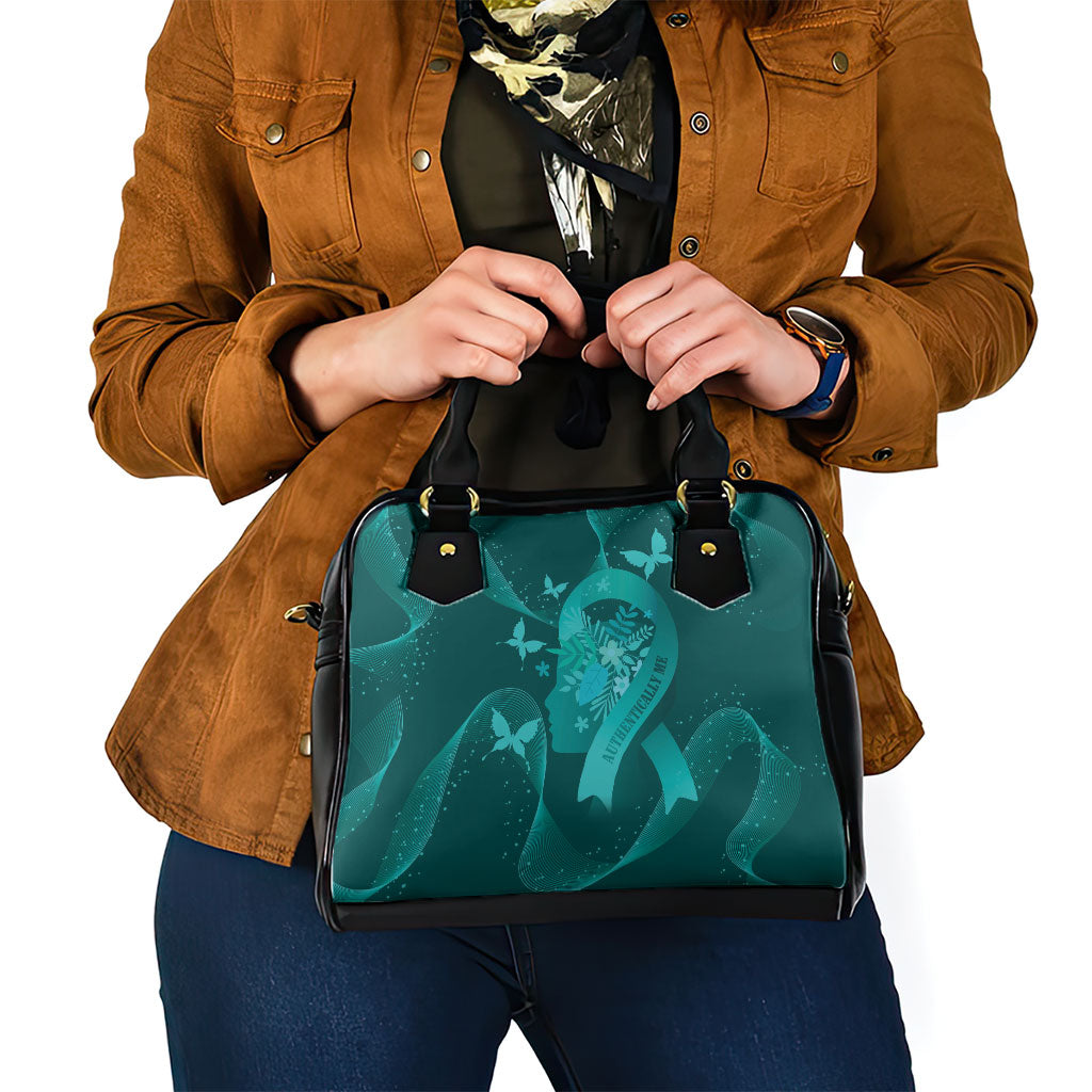 Australia Tourette Syndrome Support Acceptance Shoulder Handbag Butterfly Ribbon Art