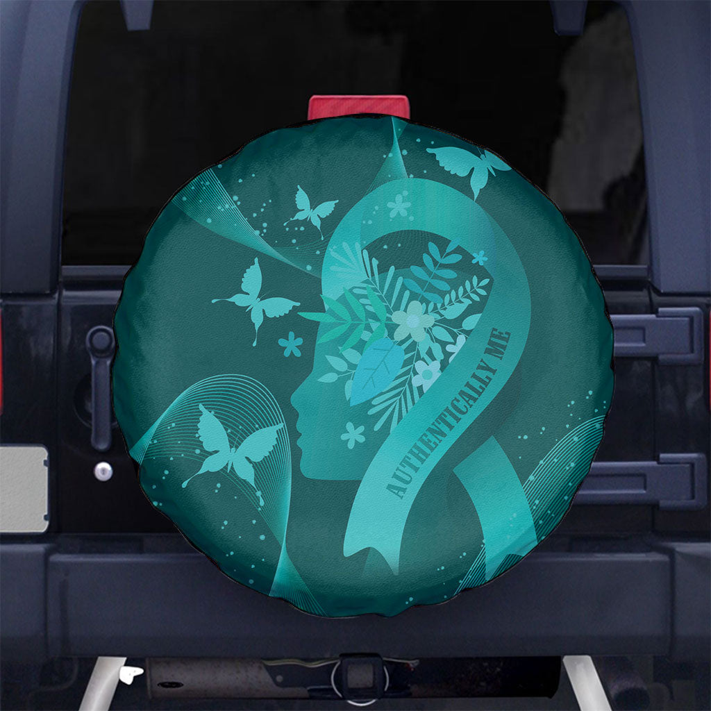 Australia Tourette Syndrome Support Acceptance Spare Tire Cover Butterfly Ribbon Art