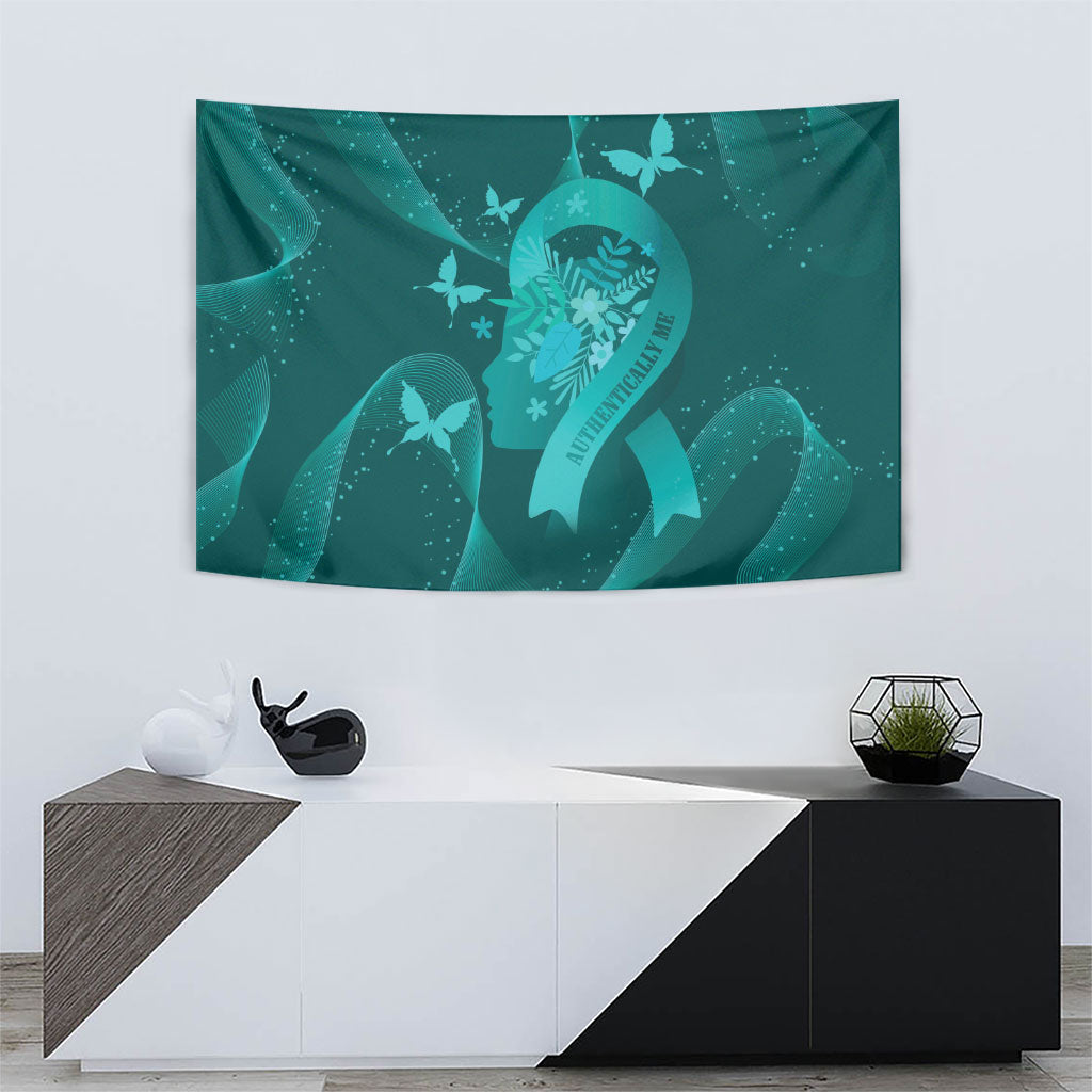 Australia Tourette Syndrome Support Acceptance Tapestry Butterfly Ribbon Art