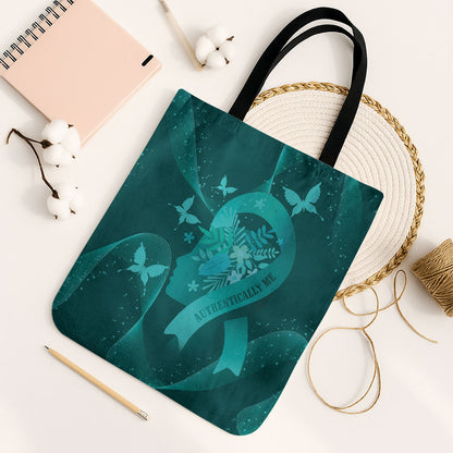 Australia Tourette Syndrome Support Acceptance Tote Bag Butterfly Ribbon Art