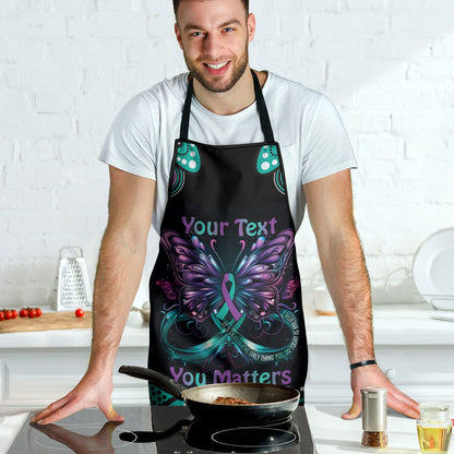 Personalised Hope Fight Suicide Prevention Support Apron Aboriginal Motif