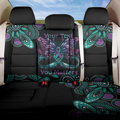 Personalised Hope Fight Suicide Prevention Support Back Car Seat Cover Aboriginal Motif