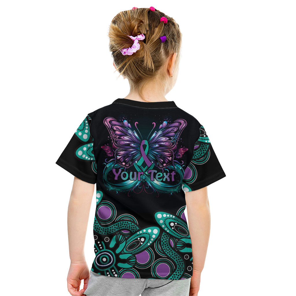 Personalised Hope Fight Suicide Prevention Support Kid T Shirt Aboriginal Motif