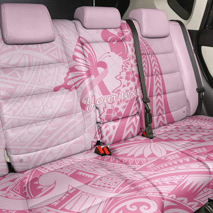 Pacific Girl and Butterfly Cancer Pink Ribbon Personalised Back Car Seat Cover
