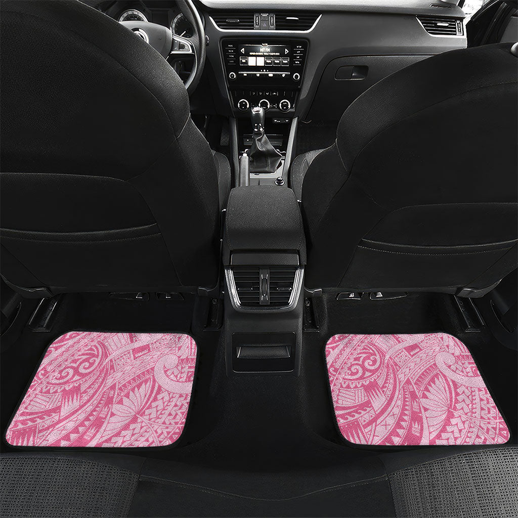 Pacific Girl and Butterfly Cancer Pink Ribbon Personalised Car Mats