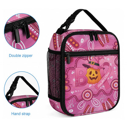 Boo for a Cure Pink Ghost Lunch Bag Aboriginal Halloween Wear Pink